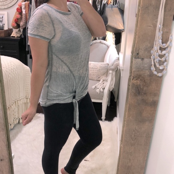 Susana Large grey burnout top - Picture 2 of 4